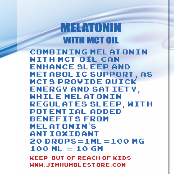 melatonine mct c8 facts